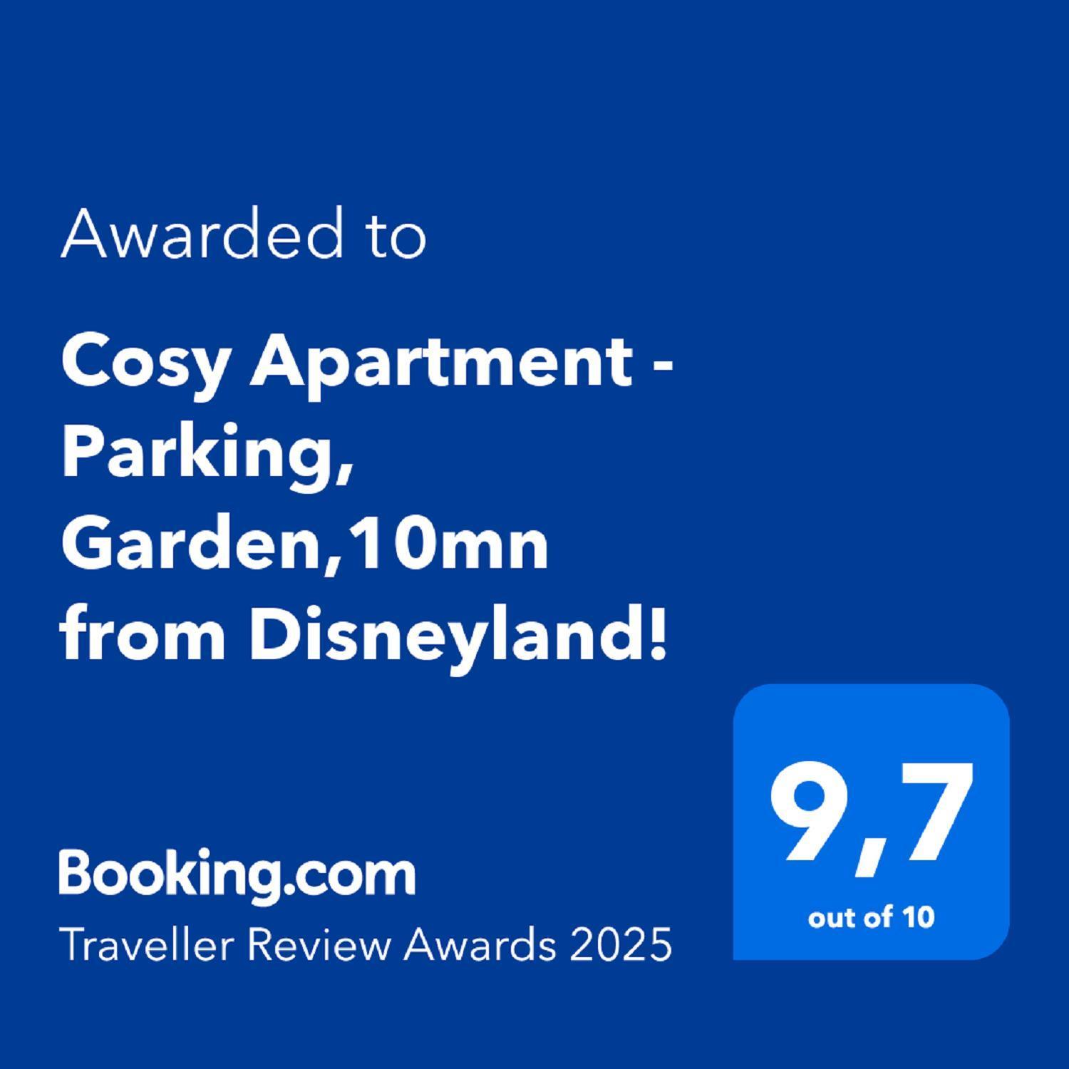 Cosy Apartment - Parking, Garden,10Mn From Disneyland! Montevrain Exterior photo